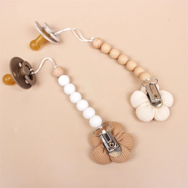 Newborn Baby Pacifier Clip Pacifier Chain Teether - Image 5