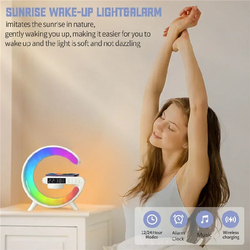 kf-S858d15f8af9843c2a85c50cd687e3fa4V-RGB-Night-Light-Lamp-Multifunction-Alarm-Clock-TF-Blueotooth-Speaker-15W-Wireless-Charger-Station-Pad-For