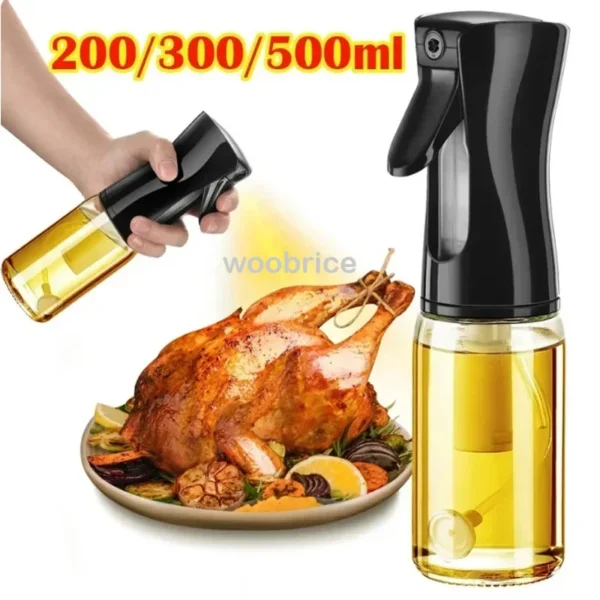 200/300ml Oil Spray Bottle BBQ Cooking Olive Oil Sprayer