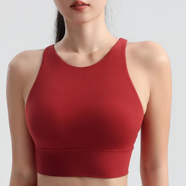 Fitness Bra New Women's Sports Underwear High Intensity Sports Yoga Underwear Quick Dry Shockproof Yoga Bottom Shirt - Image 3