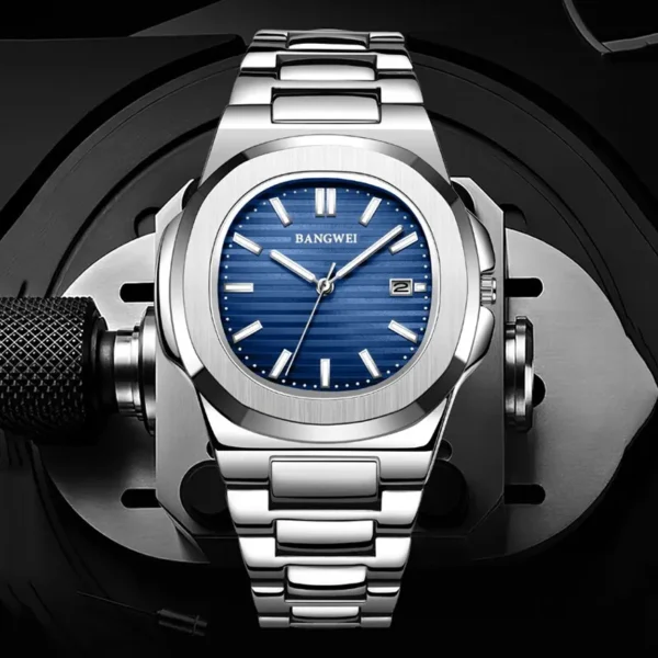 Luxury Men Quartz Watche 30M Waterproof Automatic Date Stainless Steel - Image 3