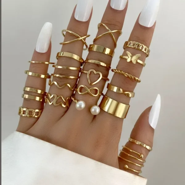 22 pcs ring set