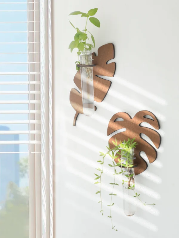 Leaf Shape Wall Planters for Indoor Plants - Image 2