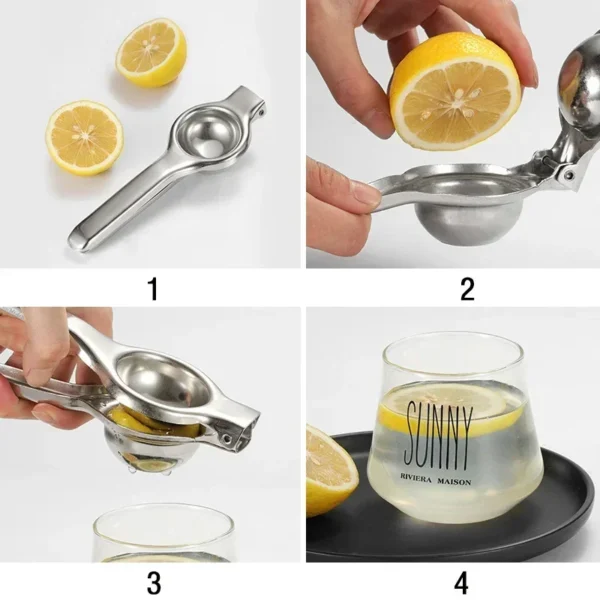 Manual Stainless Steel Lemon Squeezer - Image 6