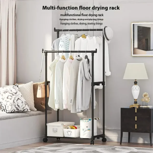 Coat Rack Movable Double Rod. - Image 2