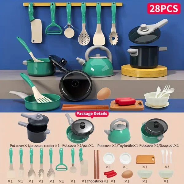 28pcs Kitchen Toys Set