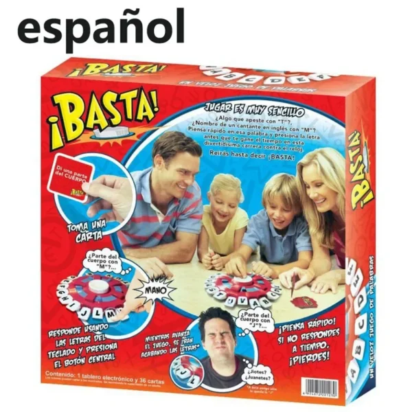 Children's Educational Table Toys English Spanish Crazy Alphabet Game Parent-child Interactive Family Game