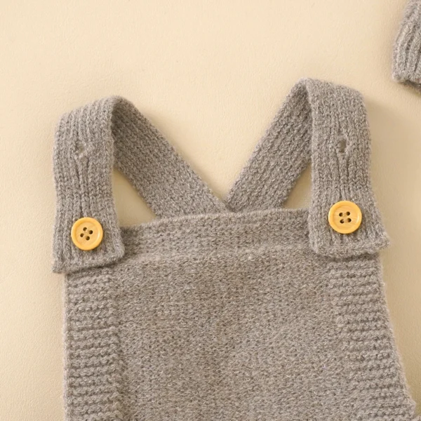 Baby Boys Girls Rompers Hats Clothes Sleeveless Knitted Newborn - Image 4