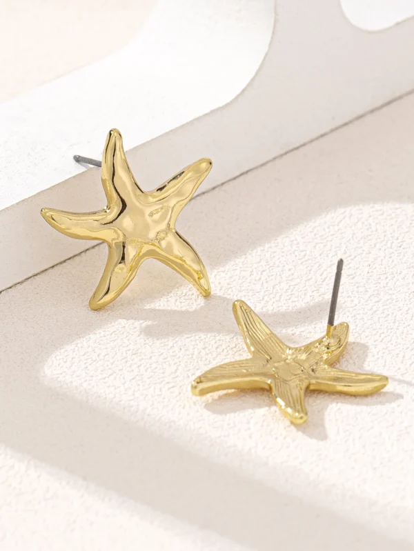 Casual Exquisite Starfish Stud Earrings - Image 2