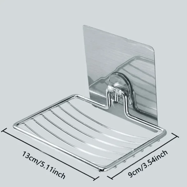 Bathroom Single Layer Drain Wall Hanging Sucker Soap - Image 6