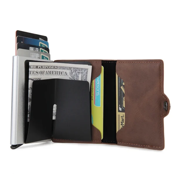 RFID Blocking Card Holder Air Tag Wallet - Image 2