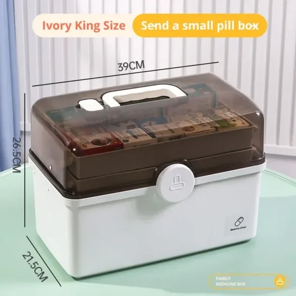 Household multi-layer medicine storage box - Image 6