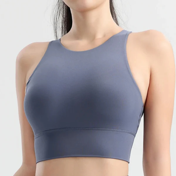 Fitness Bra New Women's Sports Underwear High Intensity Sports Yoga Underwear Quick Dry Shockproof Yoga Bottom Shirt - Image 4