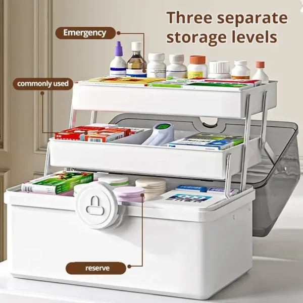 Household multi-layer medicine storage box - Image 2