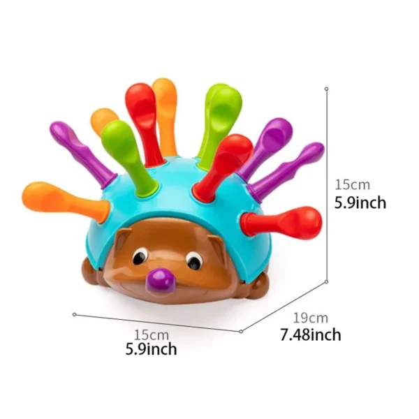 Early Education Toys Fine Motor and Sensory Toys Spelling Little Hedgehog - Image 6