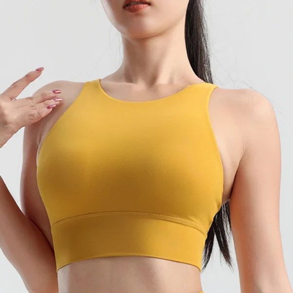 Fitness Bra New Women's Sports Underwear High Intensity Sports Yoga Underwear Quick Dry Shockproof Yoga Bottom Shirt