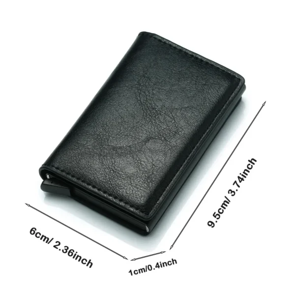 Credit Card Holder Men Wallet RFID Aluminium Box - Image 2