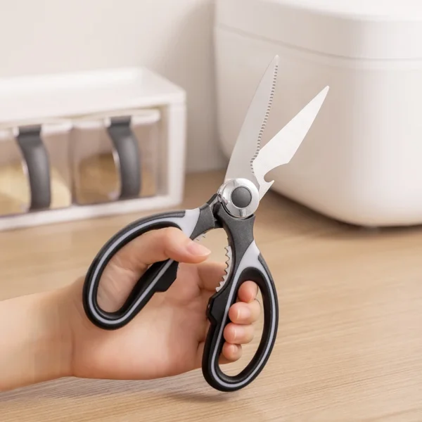 Multi Functional Stainless Steel Household Kitchen Scissors - Image 2