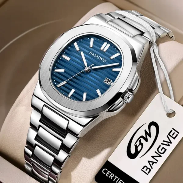 Luxury Men Quartz Watche 30M Waterproof Automatic Date Stainless Steel