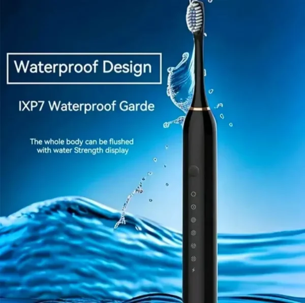 Sonic Electric Toothbrush for Adults IPX7 Waterproof DuPont Brush Head USB Rechargeable - Image 5