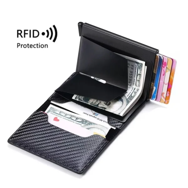 Credit Card Holder Men Wallet RFID Aluminium Box - Image 4