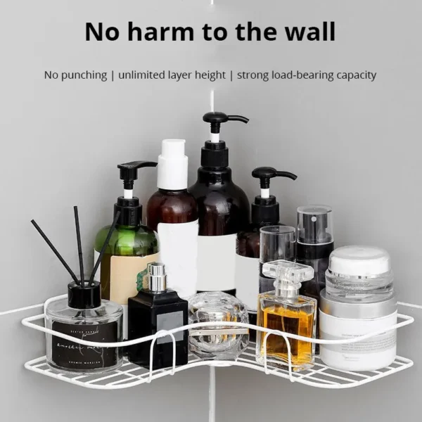 Triangle Storage Rack For Kitchen Bathroom - Image 2