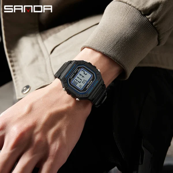 SANDA Fashion Mens Watch - Image 6