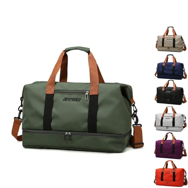 Travel Bag Male Female Large-Capacity Hand Luggage Dry-Wet Separation Sports Fitness Bag