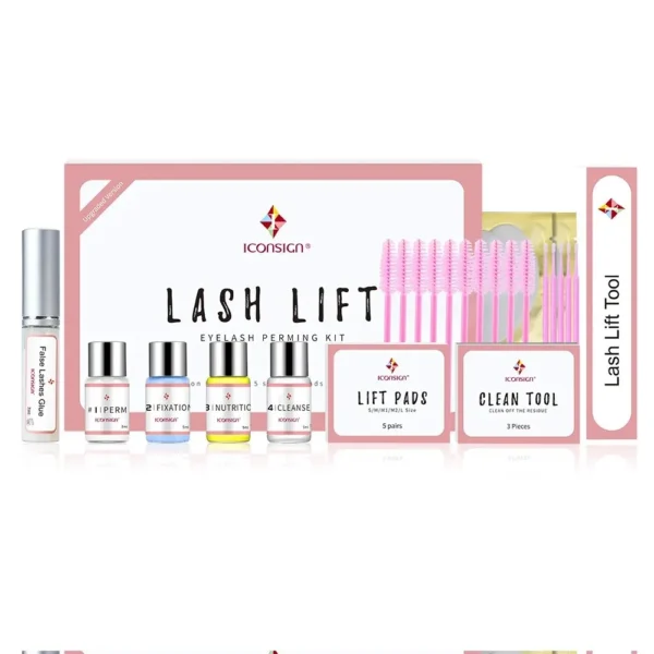 ICONSIGN Upgrade Version Lash Lift Kit Lifting Eyelashes Lasting 6-8 Weeks