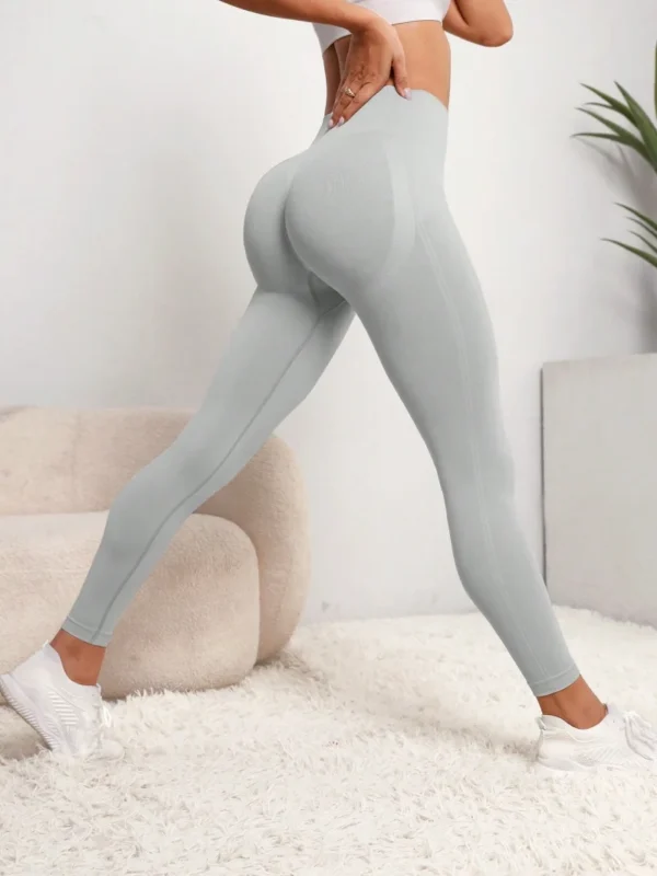 Women Seamless Hip Lifting Women Seamless Sports Leggings High Waist Fitness Leggings Push Up Yoga Leggings Gym Clothing Sports - Image 5