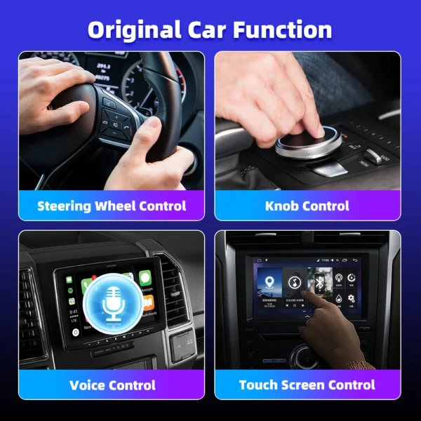 EKIY Mini Carplay Smart Box Wireless Android Auto Adapter Apple Dongle Plug And Play - Image 3