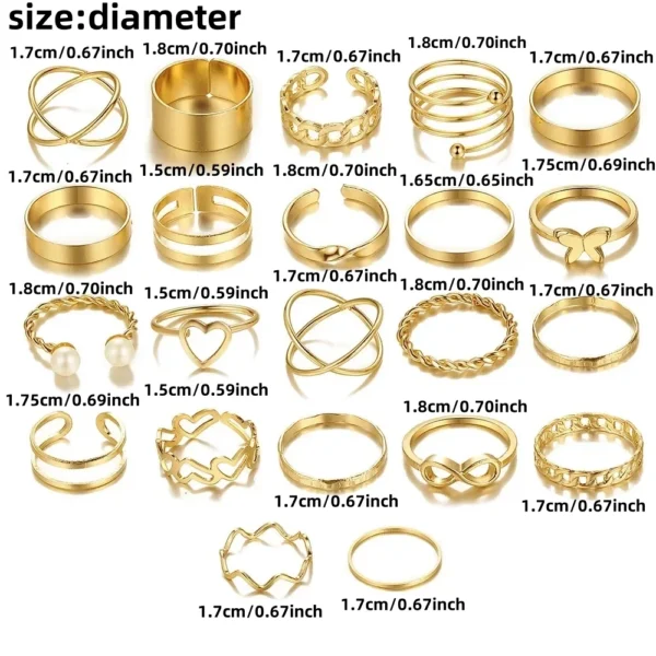 22 pcs ring set - Image 6