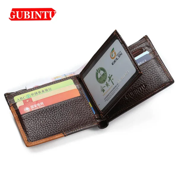 GUBINTU Genuine Leather Men Wallet - Image 6