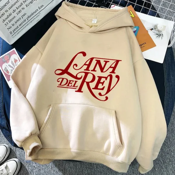 Lana Del Rey Aesthetic Grunge Funny Y2K Hoodie Women Harajuku Streetwear Sweatshirt Pullover Winter Warm Casual Hoody Female