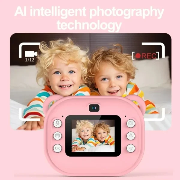 Children Digital Camera Instant Print for Kids Thermal print +32G Memory Card - Image 4