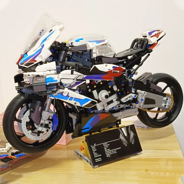 Expert Building Block Motorcycle - Image 6