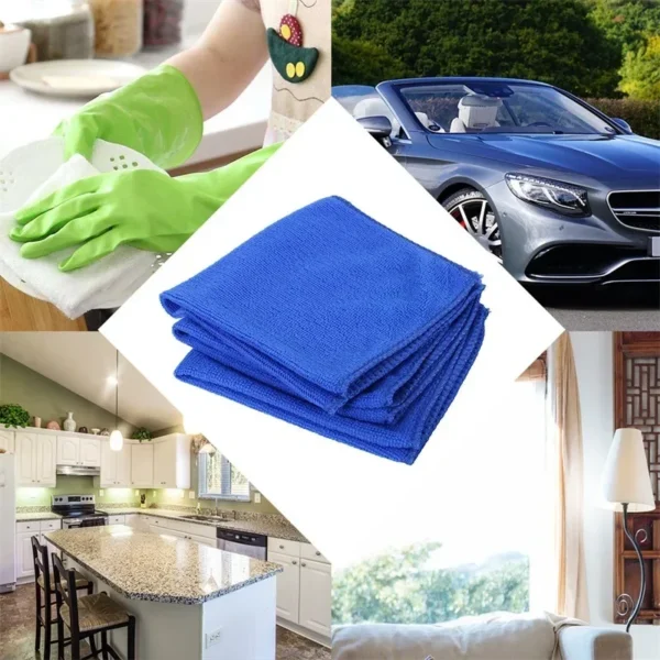 Microfiber Towels Car Wash Drying Cloth Towel Household Cleaning Cloths - Image 4