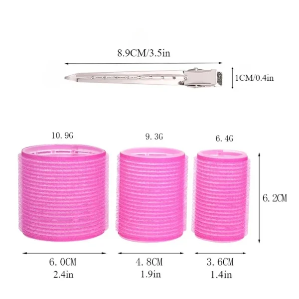 Plastic Self Grip Hair Curlers Hair Roller Sets - Image 4