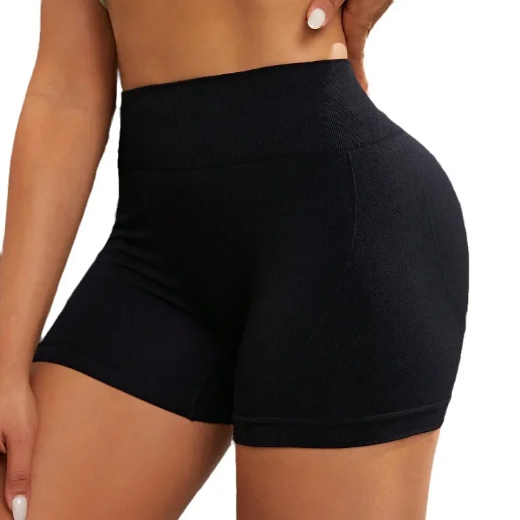 kf-S03035c076a3b433d8b4b9d01a019f23d9-Women-High-Waist-Workout-Shorts-Yoga-Short-Pant