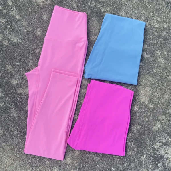 25" Yoga Sports Leggings With Pockets Women's Gym High Waist Tights Plus Size Fitness Soft Yoga Pants Running Training Trousers