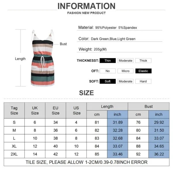 Dress for Girls 2024Summer Short Dresses for Women Clothing Sexy Camisole Midi Skirt Casual Elegant Female Beach Vintage Robe - Image 6