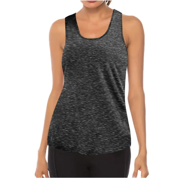 Women Yoga Tops Loose Thin Sports Vest Breathable Sleeveless T-shirt Gym Fitness Running Shirts Girls Sexy Tank Tops New - Image 2