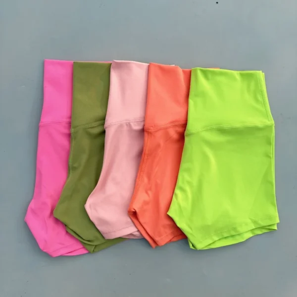 Solid Color tight Women Fitness Sport Short High Waist Yoga Short Legging Squatting Proof Comprehensive Training Jog AthletiC