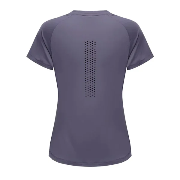 Yoga Clothes Summer Short-Sleeved Women Loose Quick-Drying T-Shirt Sports Running Shirt Elastic Casual Round Neck Breathable - Image 5