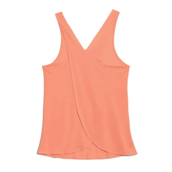 Women's Activewear: Solid Wrap Back Sports Tank Tops - Sleeveless, Breathable & Asymmetrical Hem Fit - Perfect For Fitness & Wor - Image 6