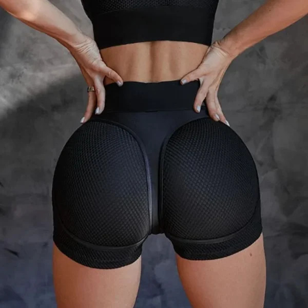 Sportswear Women Yoga Clothes Sports Bra Cycling Shorts Suit for Fitness Black