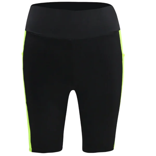 Sports Tight Running Shorts Yoga Cycling Pants Women's Sports Five Pants High Waist High Stretch Shorts Pocket Phone - Image 5