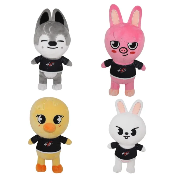 SKZOO Plush Toys 23cm Stray Kids Plush Wolf Chan Cartoon Stuffed Animal Plushies Doll Kawaii Companion for Kids Adults Fans Gift - Image 5