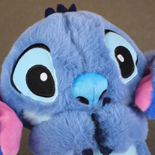 2024 New Lilo&Stitch Plush Doll Breath Child Peluche Kawaii Soothes Toy Anime Baby Music Light Sleep Toys Pink Stitch Kid Gifts - Image 5