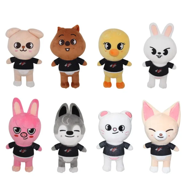 SKZOO Plush Toys 23cm Stray Kids Plush Wolf Chan Cartoon Stuffed Animal Plushies Doll Kawaii Companion for Kids Adults Fans Gift - Image 2